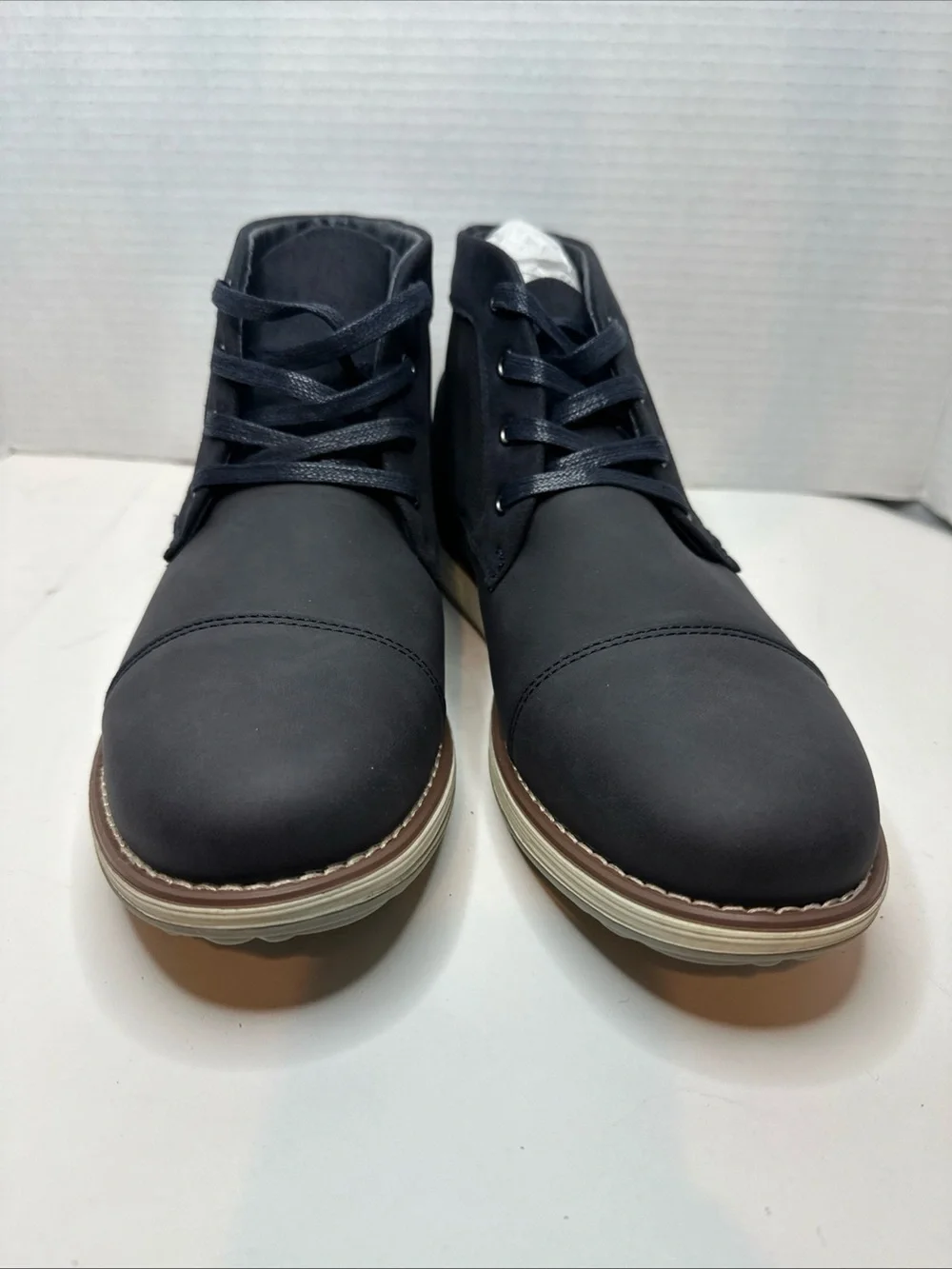 Vance Co Men's. Austin Cap Toe Chukka Blue Boot size 9.5